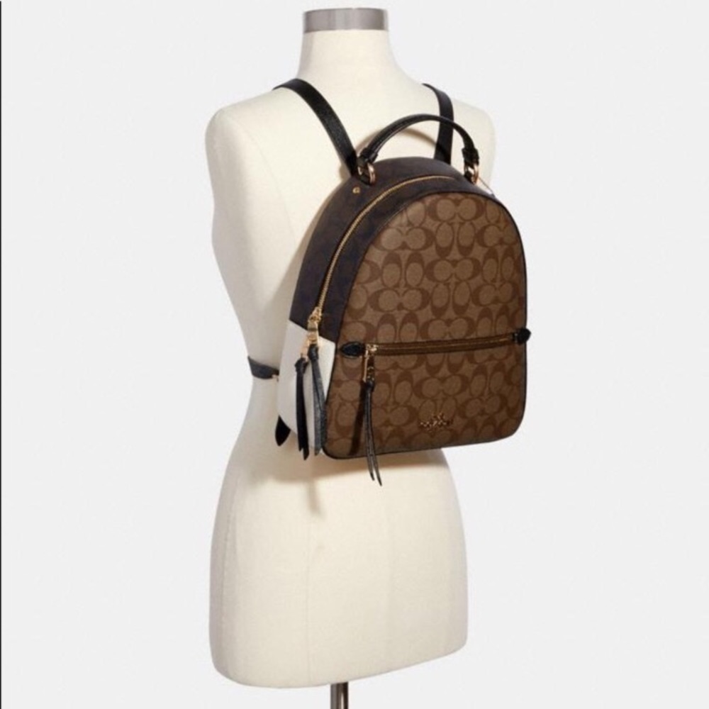 🔥RETIRED😍Coach Jordyn Backpack In Signature Canvas PRICE FIRM - Picture 10 of 11